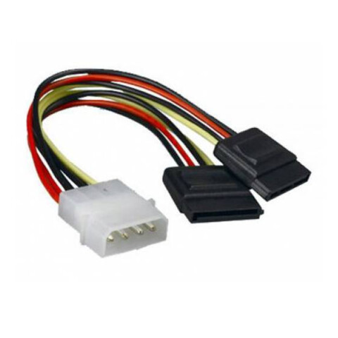 Cable De Poder Sata Tipo Y CABLE PODER SATA 1 PARA 2