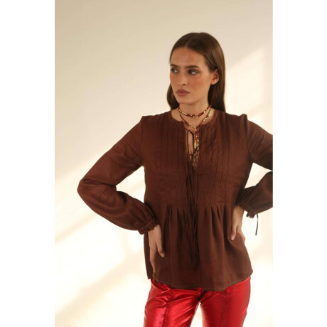 Blusa Bee Chocolate