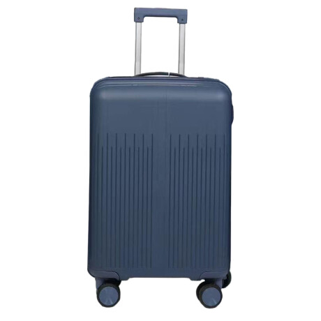 Set Valija Grande Rígida + Almohadón Cervical Memoria Azul Azul