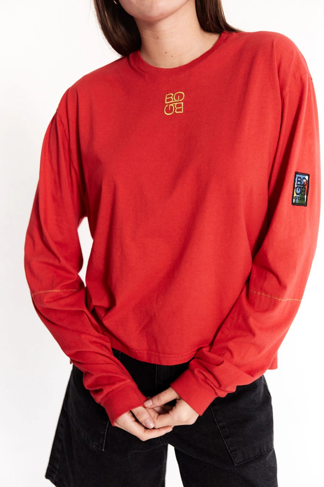 Remera Patch rojo l