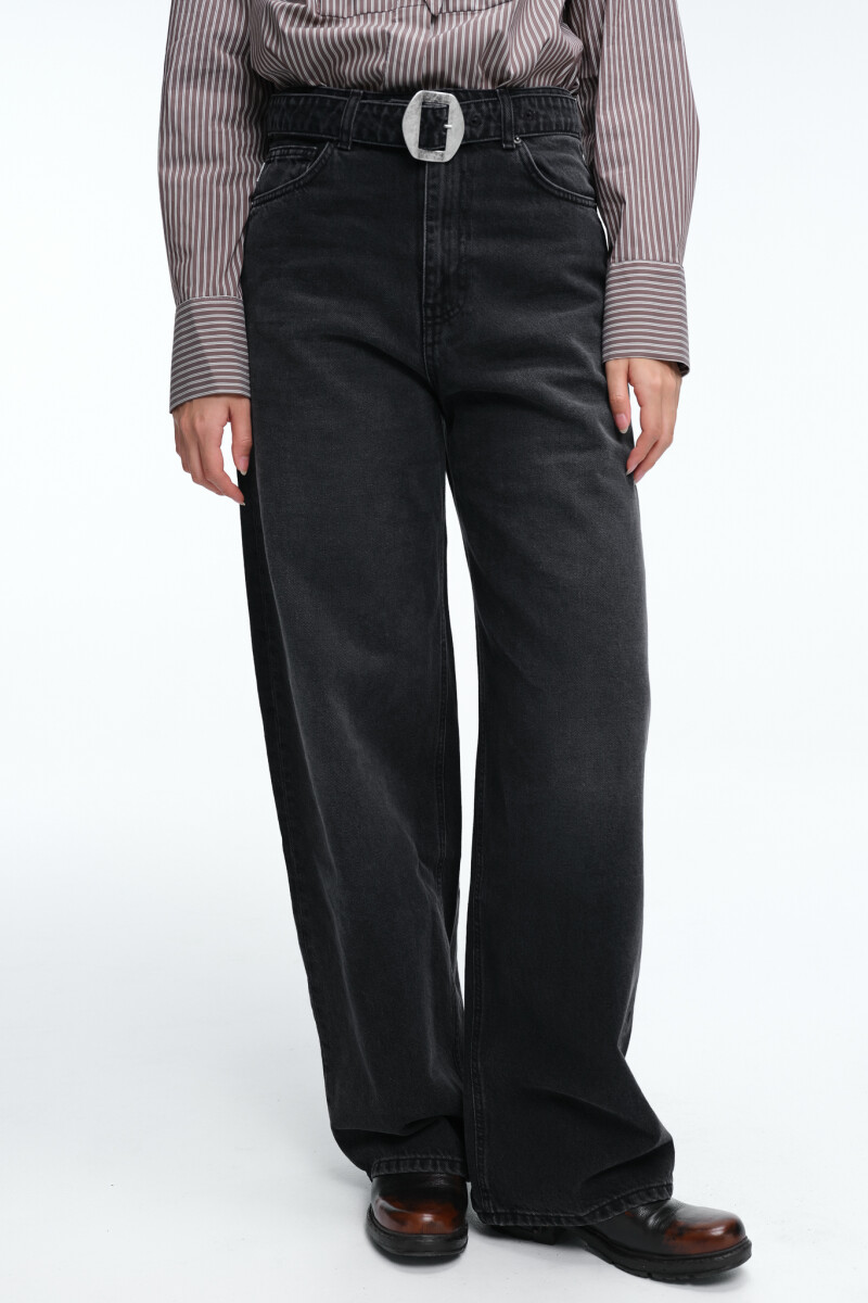 DENIM ANCHO Negro