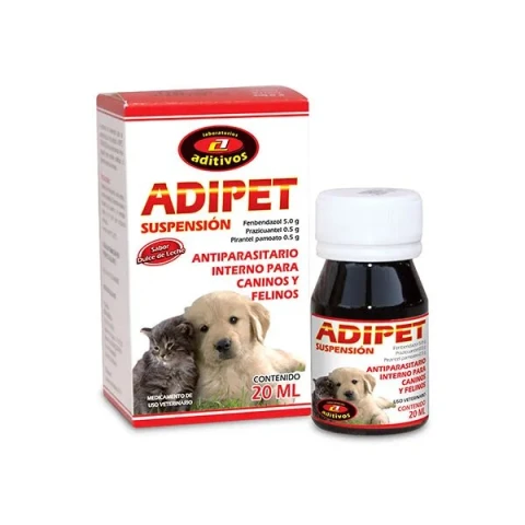 ADIPET ANTIPARASITARIO SUSPENSIÓN 20 ML ADIPET ANTIPARASITARIO SUSPENSIÓN 20 ML
