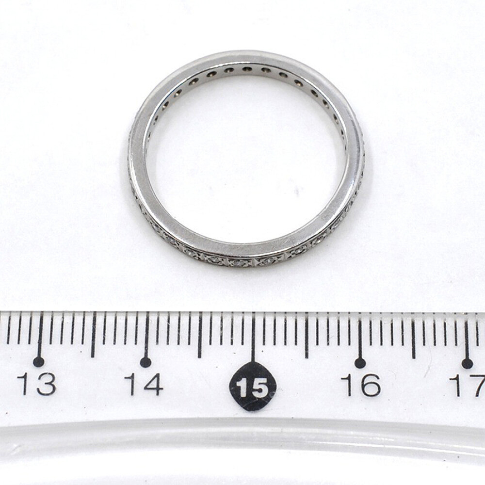 Anillo Sin Fin En Oro Blanco 18K Y Brillantes Anillo Sin Fin En Oro Blanco 18K Y Brillantes