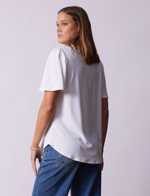Blusa Piqué BLANCO