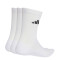 Medias Unisex Adidas Sports Wear 3 Pares Blanco