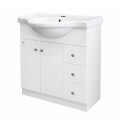 MUEBLE DE BAÑO BLANCO CON BACHA Mueble De Baño Blanco Con Bacha
