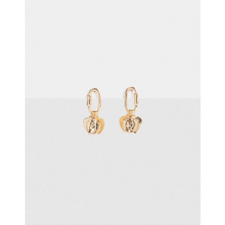 Aros Colgantes Multi Dijes Dorado
