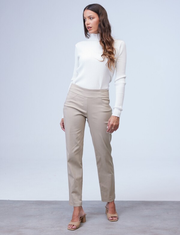Pantalon Pull On BEIGE