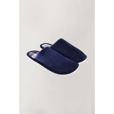 Pantufla escoces Azul