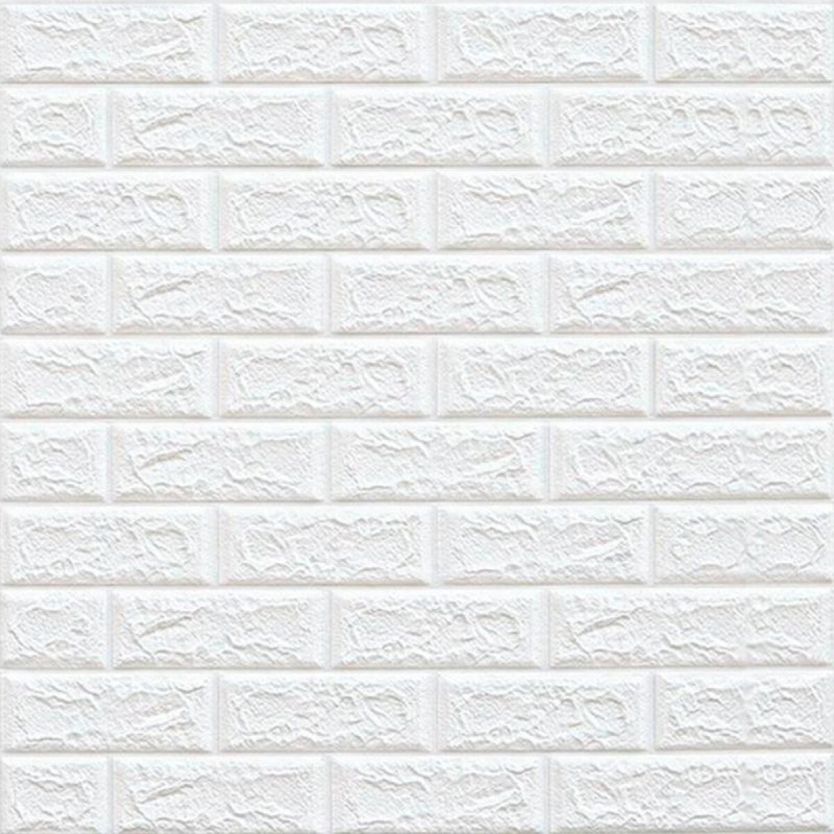 REVESTIMIENTO AUTO ADHESIVO 3D 70 X 77 CM X 3 MM - LADRILLO BLANCO 