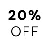 20 % OFF