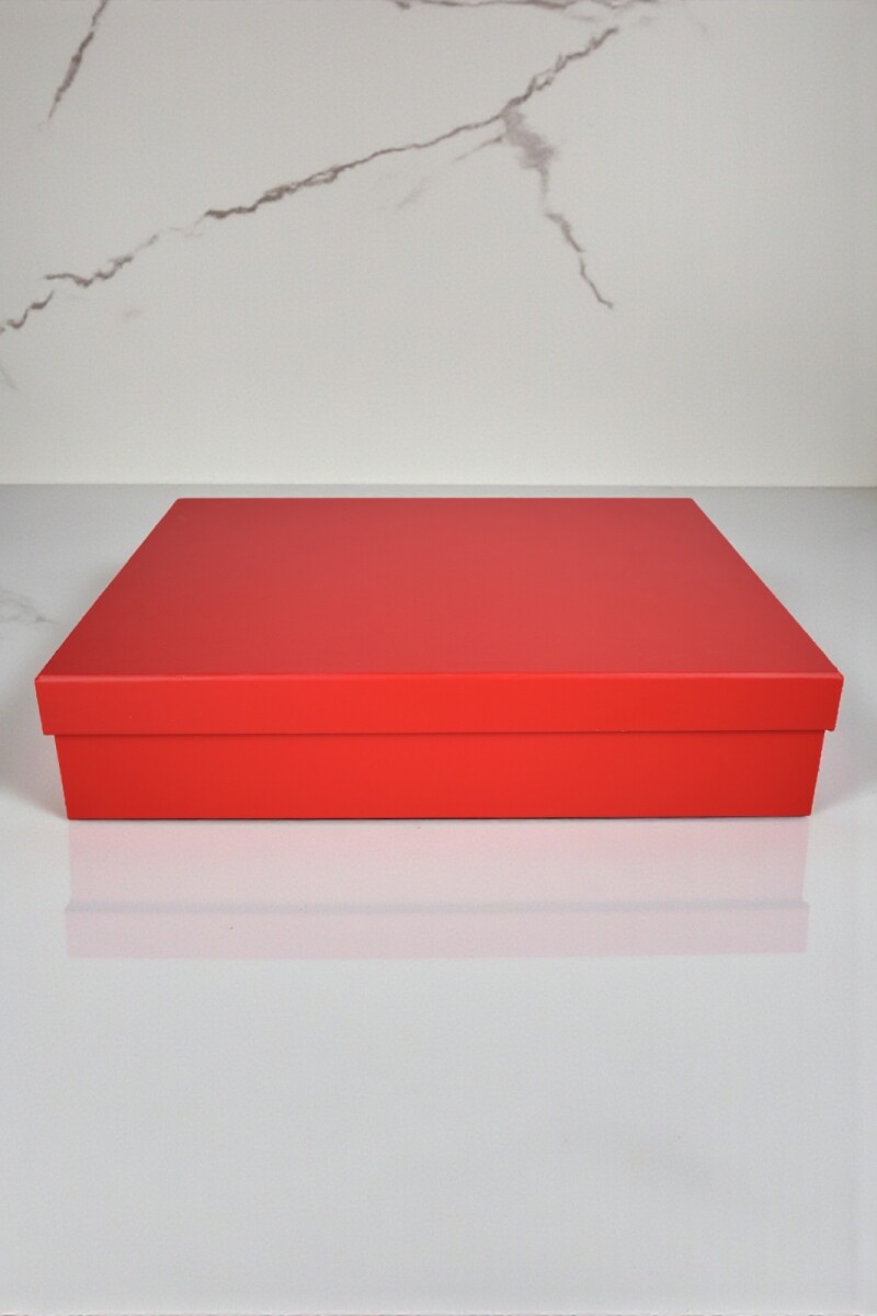 Caja Rigida 35,5 x 45 x 10 - ROJO 