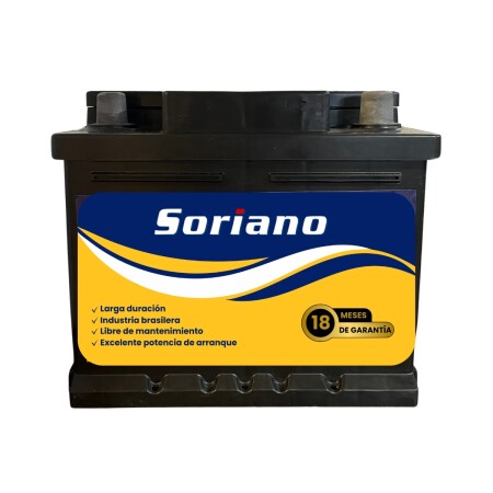BATERIA SORIANO 70/75 AMP DERECHA BATERIA SORIANO 70/75 AMP DERECHA