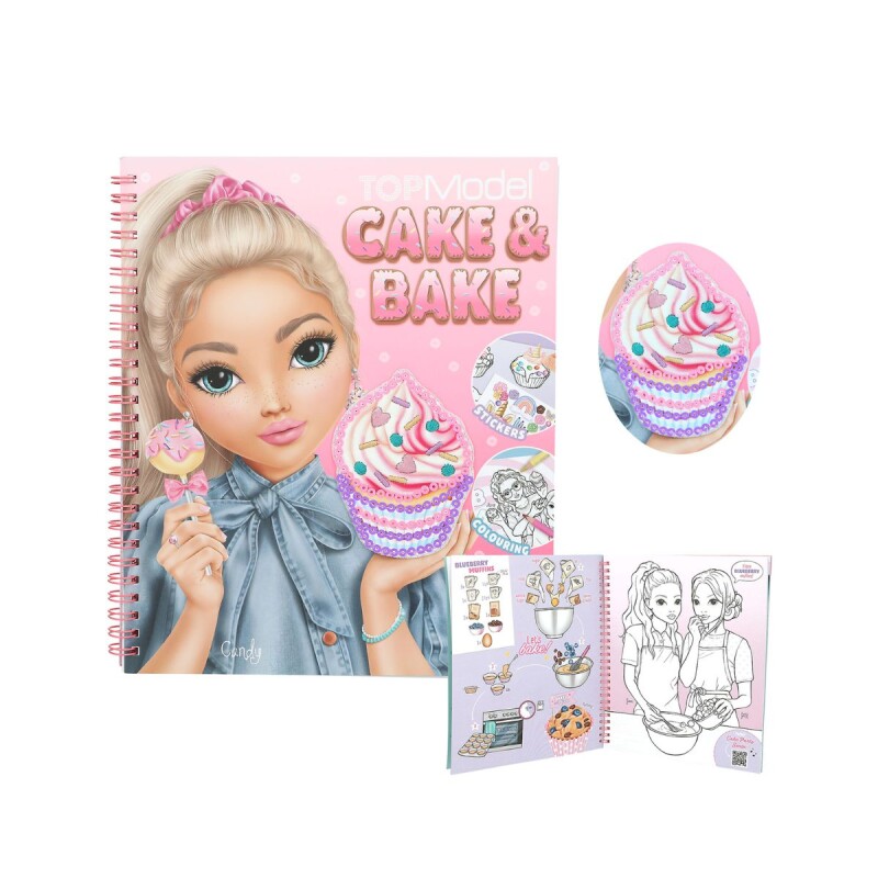 Libro para colorear con stickers y actividades Cake and Bake Libro para colorear con stickers y actividades Cake and Bake