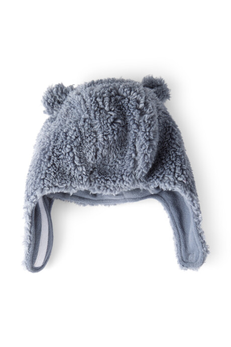 Gorro con orejas y mitones de sherpa Gorro con orejas y mitones de sherpa