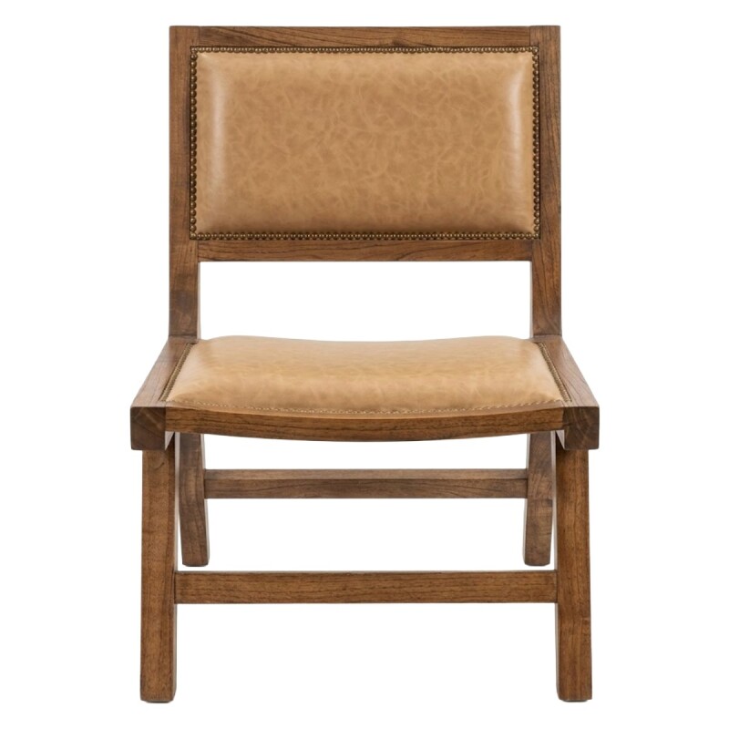 SILLON CUERO CON TACHAS - CAMEL (CD) Unica