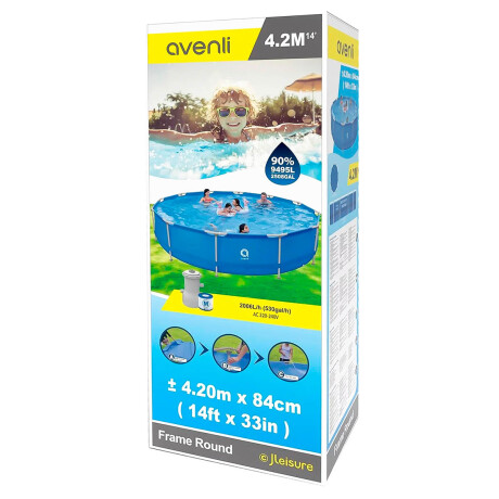 Piscina Jilong Estructural 9495 L 420X84cm C/ Filtro Piscina Jilong Estructural 9495 L 420X84cm C/ Filtro