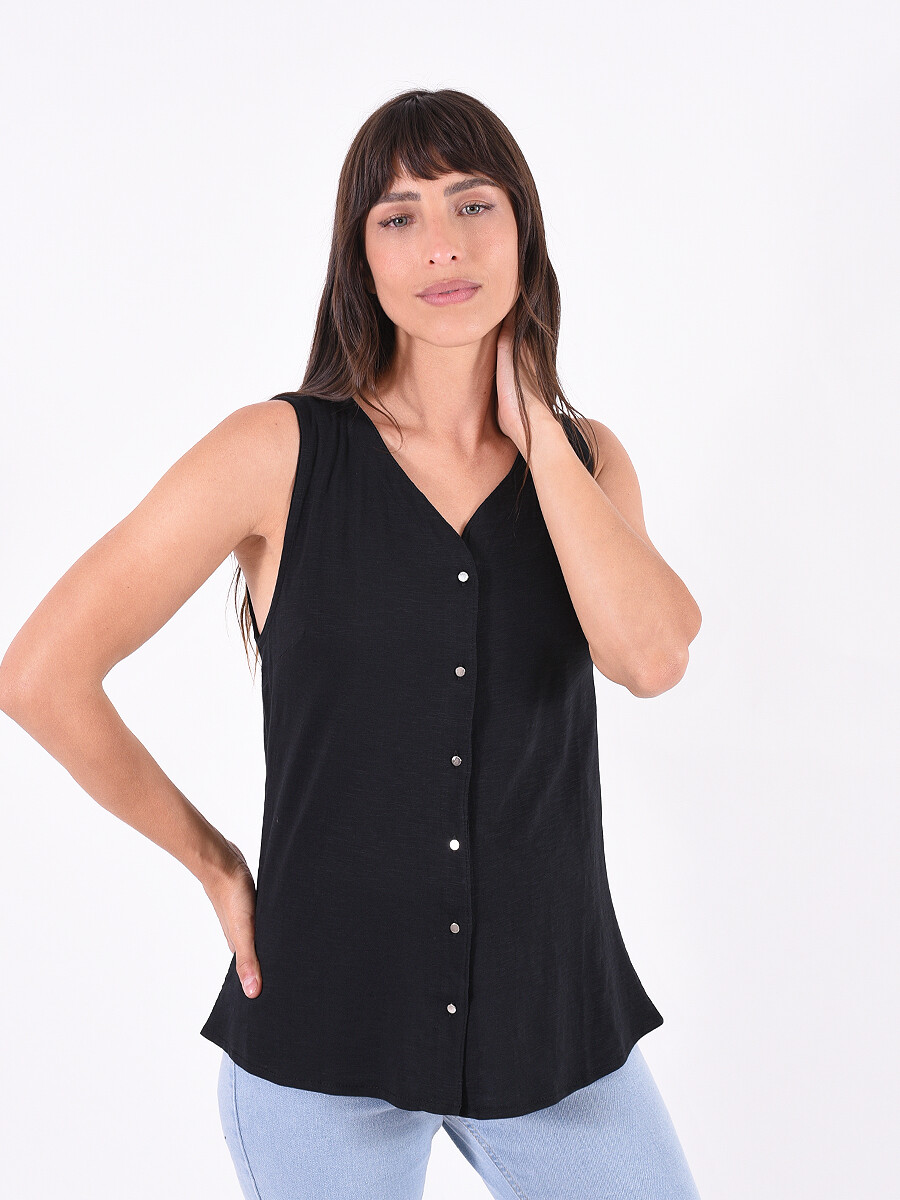CAMISA MILAN - NEGRO 