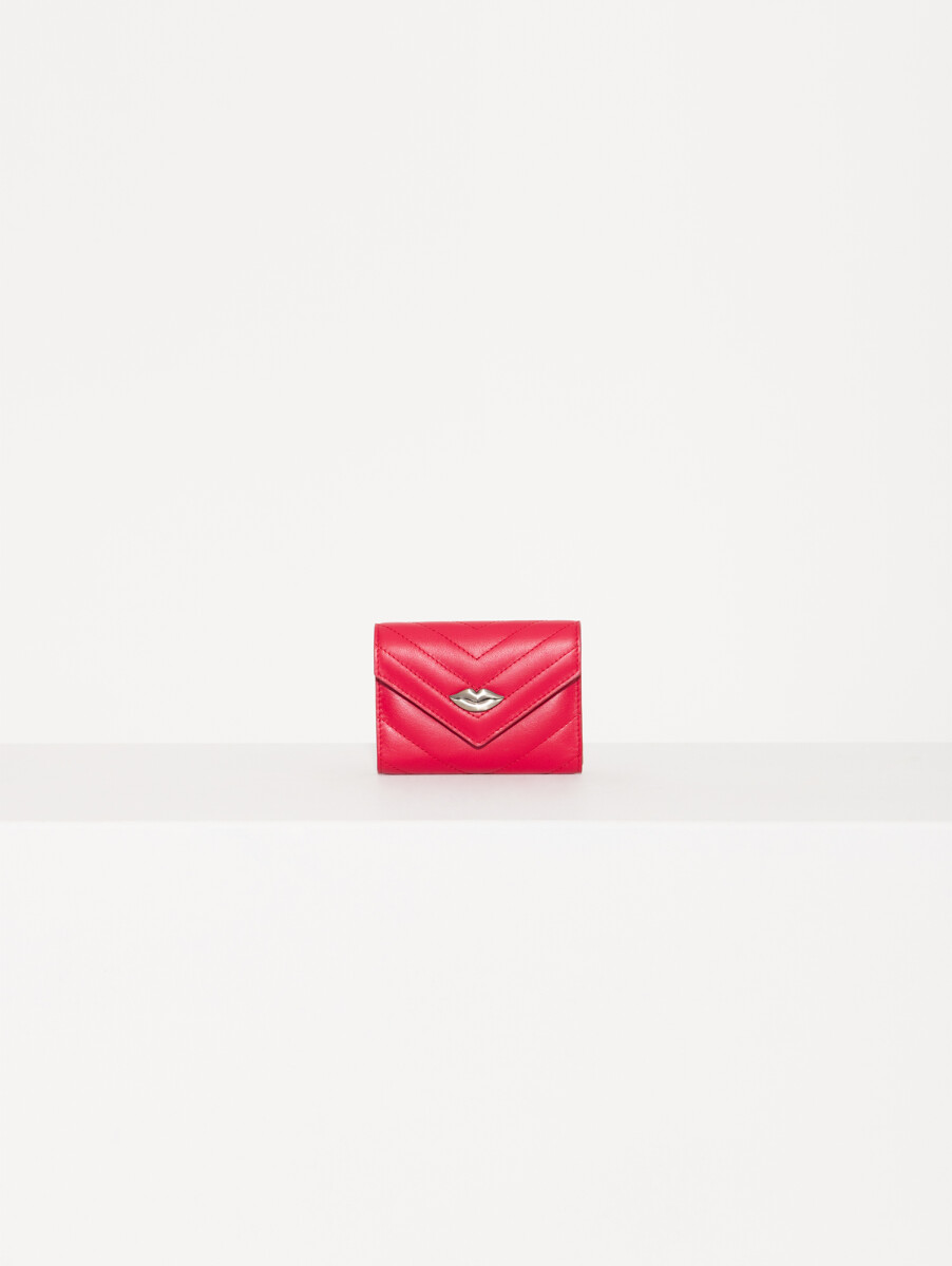 BILLETERA LIPSTICK FLAP 