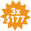 3x$177