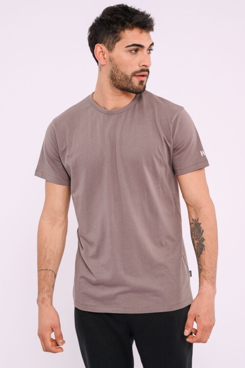 Remera manga corta Gris oscuro