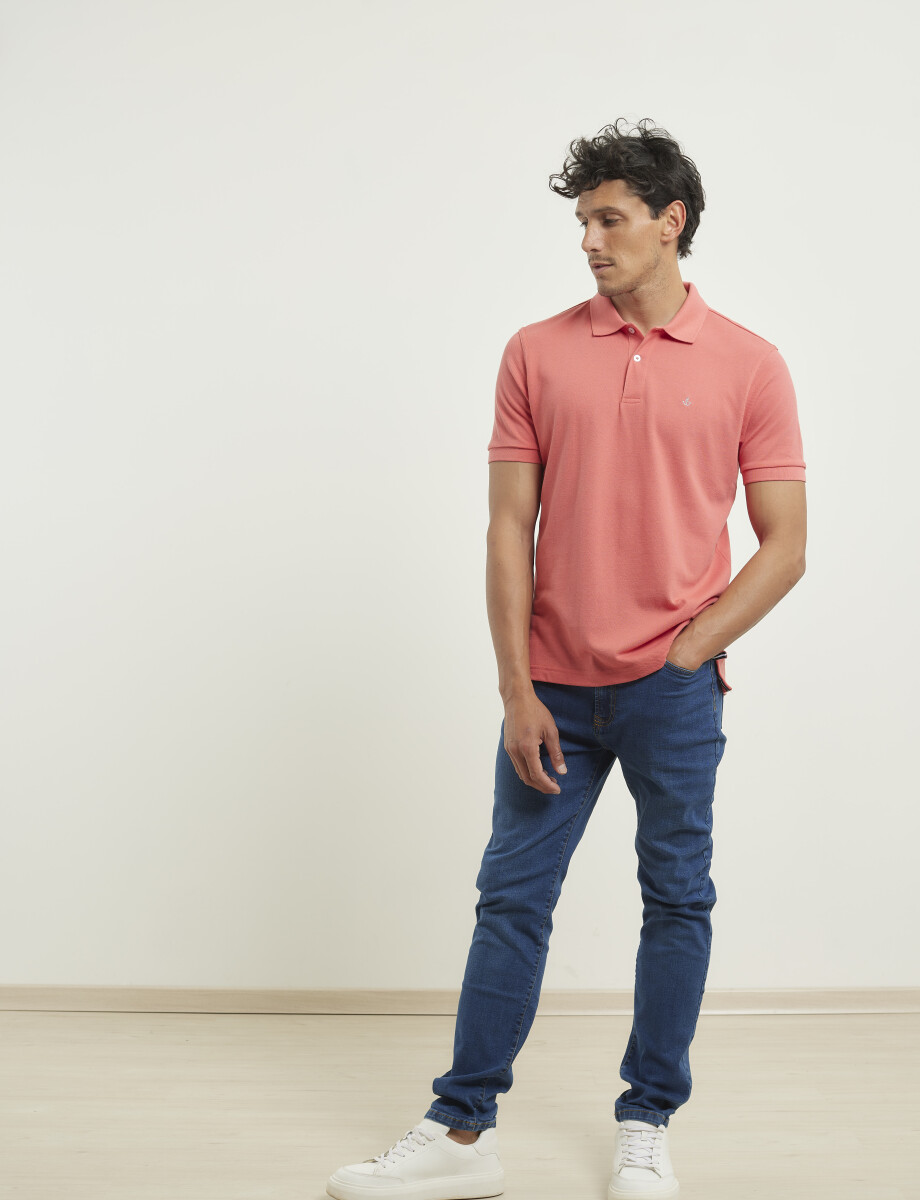 520602 REMERA PIQUÉ NAVIGATOR Coral