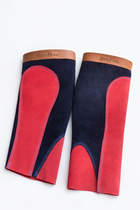 Polainas Combinadas Azul Marino / Coral