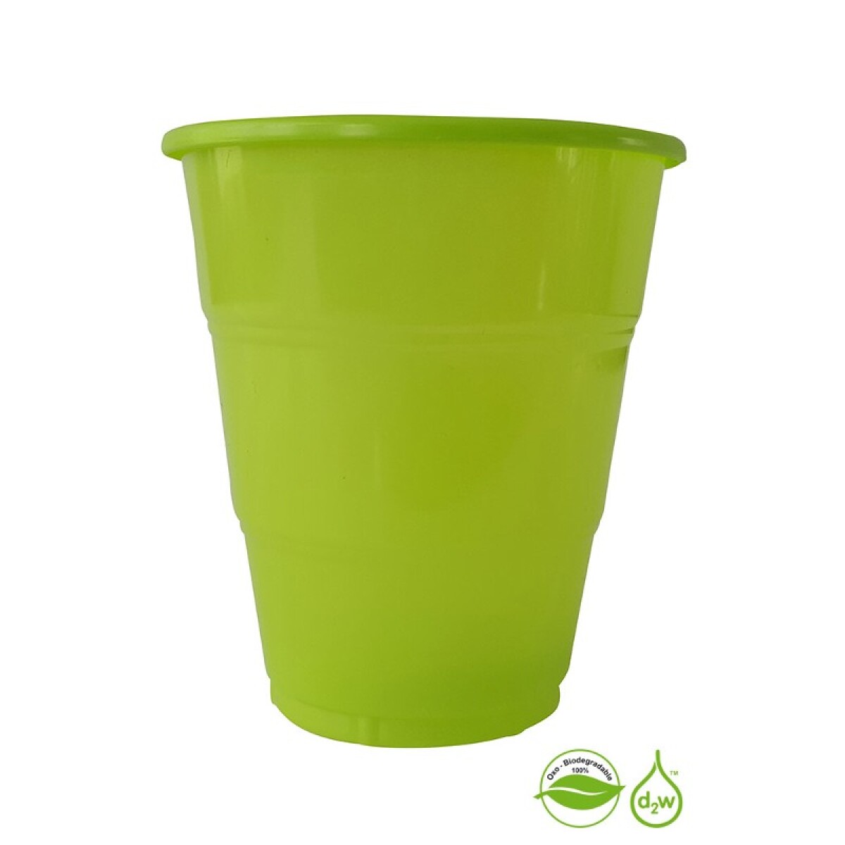 Vaso Biodegradable 210ml x10 - Verde Limón 