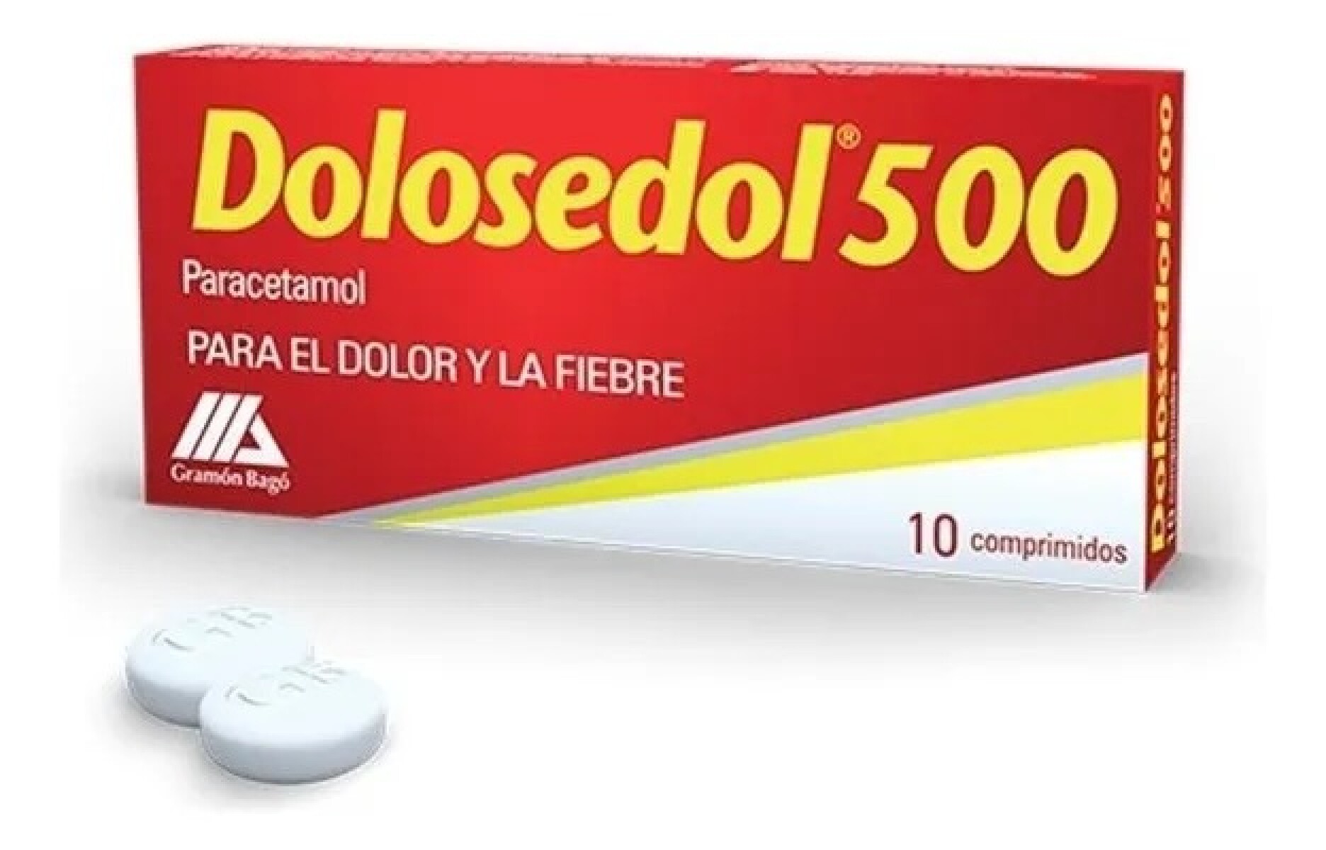 Dolosedol 500 mg por 10 Comprimidos 