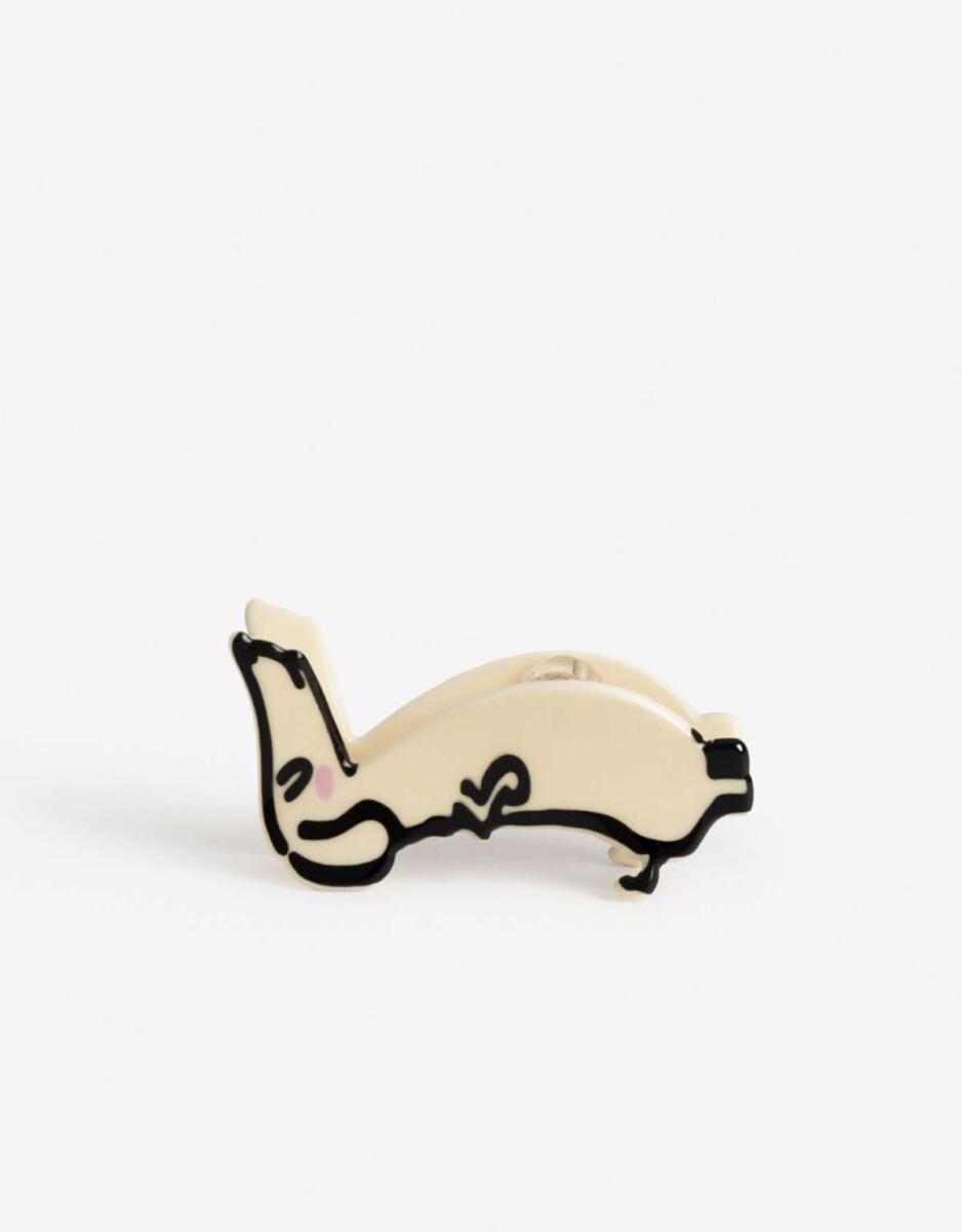 Broche Acrílico Perro Salchicha - Combinacion Bicolor 