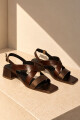 Sandalia cannes Chocolate cobre