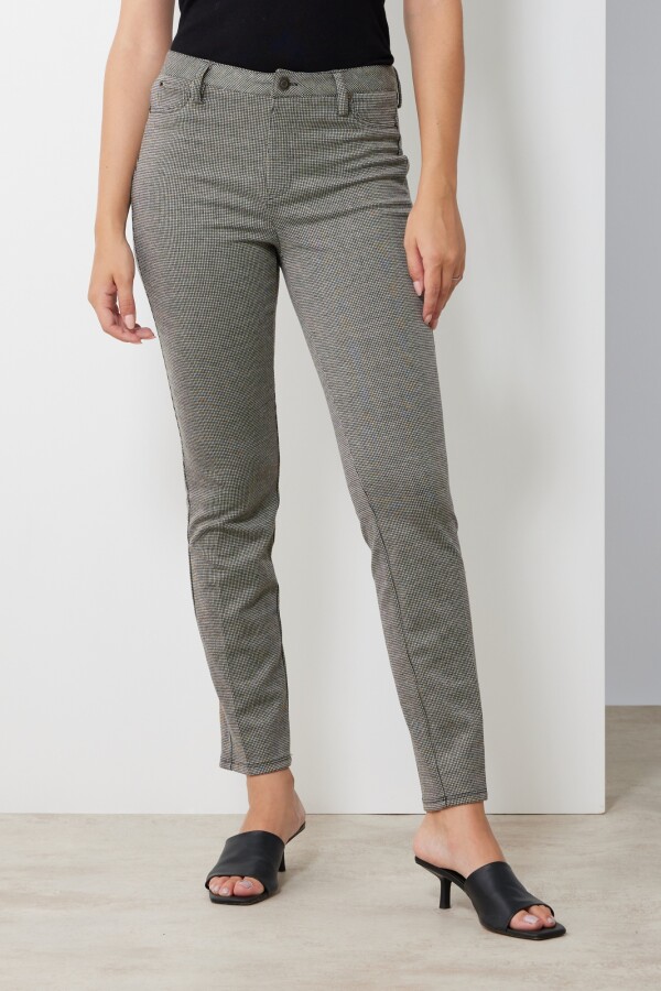 Pantalon Tweed GRIS/NEGRO