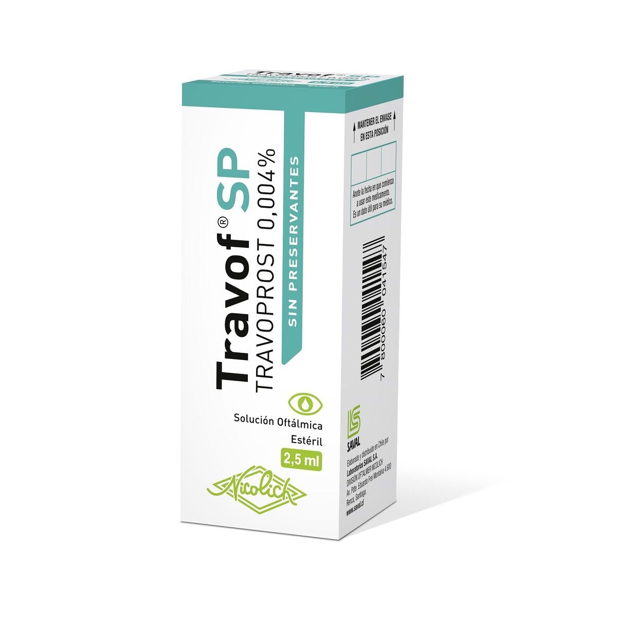 TRAVOF SP SOL. OFTALMICA FR. X 2,5 ML. 