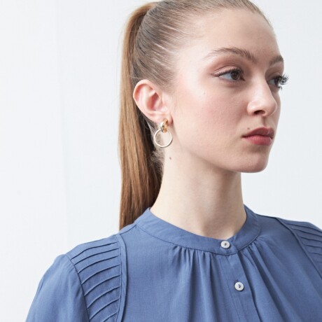 CAMISA ONA Azul Grisaceo