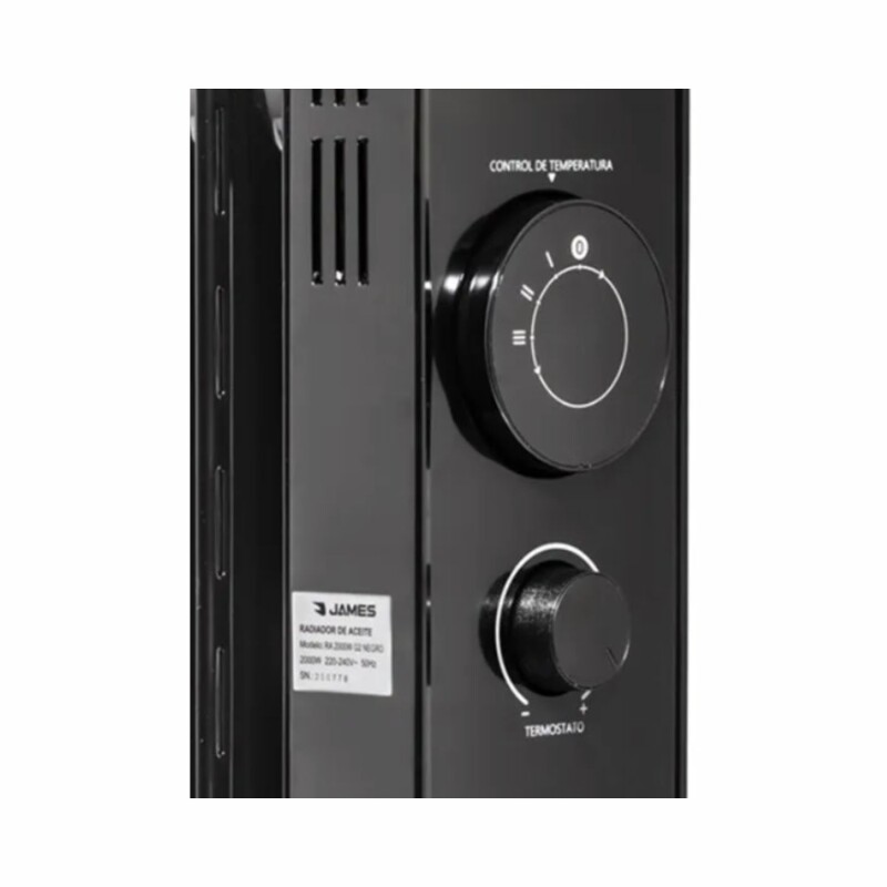Radiador De Aceite James 9 Elementos Ra2000 G2 Negro Radiador De Aceite James 9 Elementos Ra2000 G2 Negro