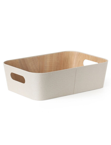 ORGANIZADOR CON ASAS 26.2X37.5X11CM EXT TELA CREMA ORGANIZADOR CON ASAS 26.2X37.5X11CM EXT TELA CREMA