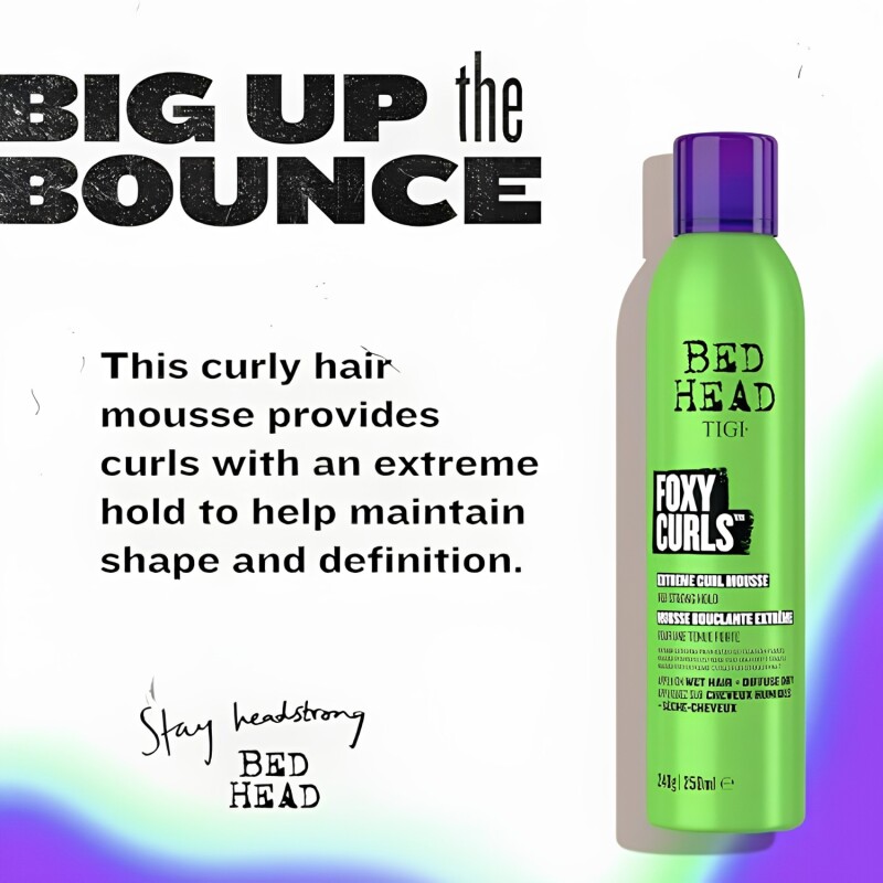 Mousse Para Cabello Rizado Tigi Bed Hard Foxy Curls 250ml Mousse Para Cabello Rizado Tigi Bed Hard Foxy Curls 250ml