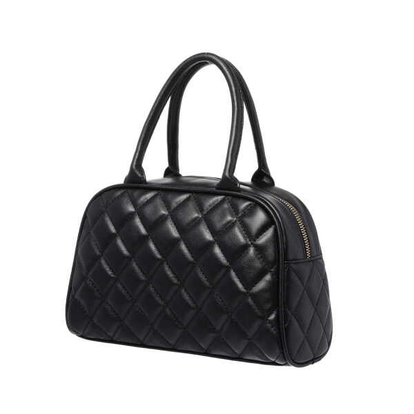 Cartera de mano puffy negro