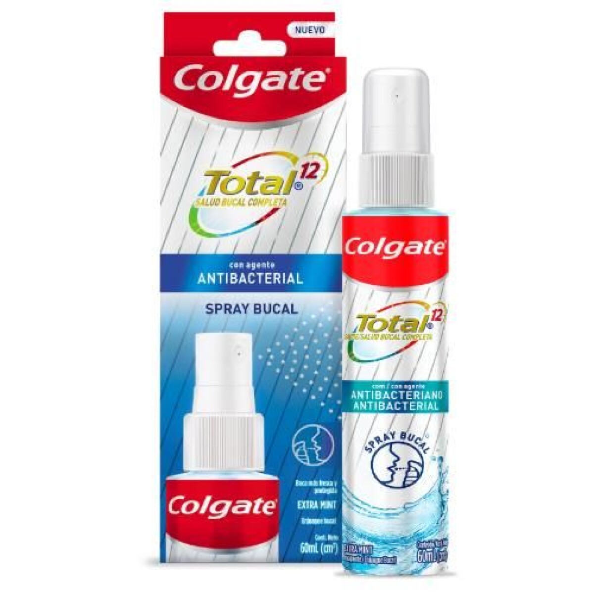 Colgate Total 12 Spray Bucal 60ml – Refrescante y Antisarro