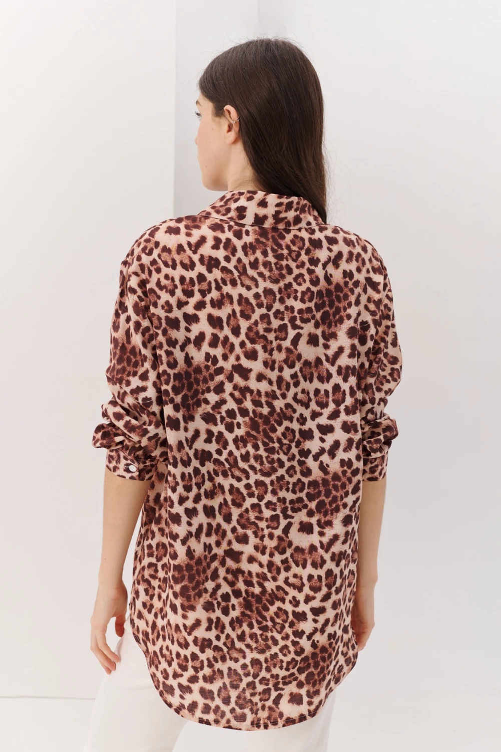 CAMISA JULIETA ANIMAL marron 2