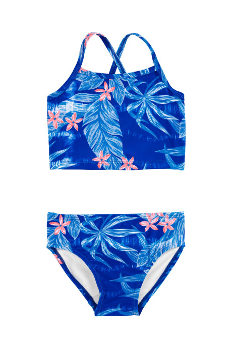 Traje de baño dos piezas, top y bikini Sin color