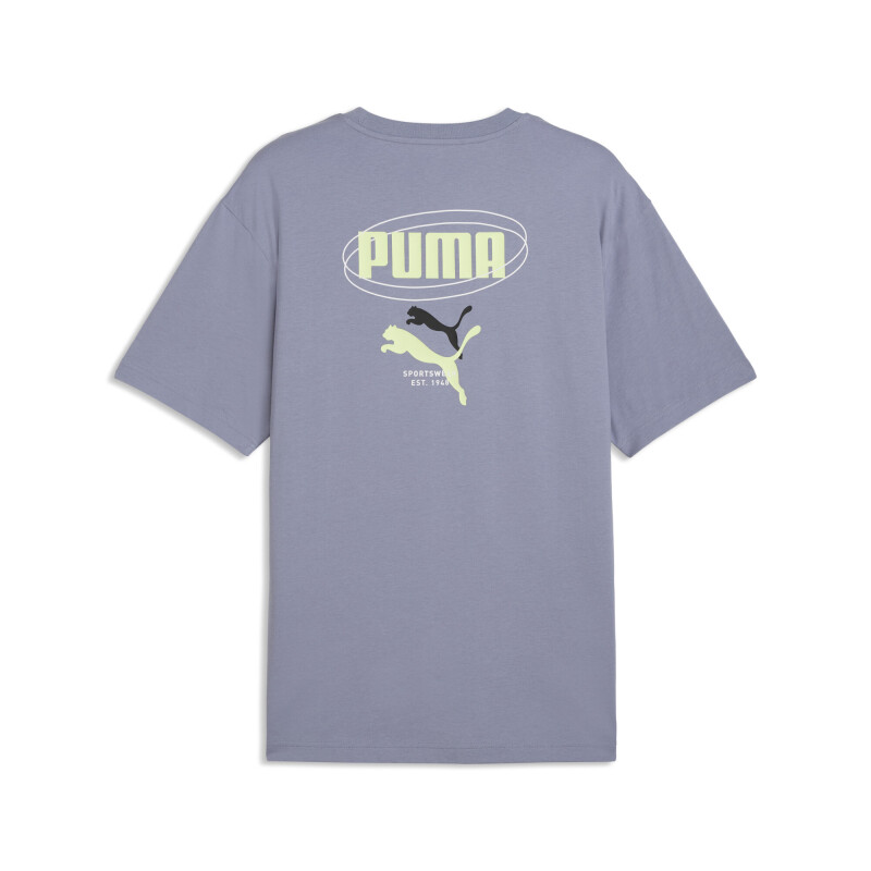Lifestyle - Puma - Remera Puma ESS Logo Lab Relax.Story 1 de Hombre - 692023 65 Gris
