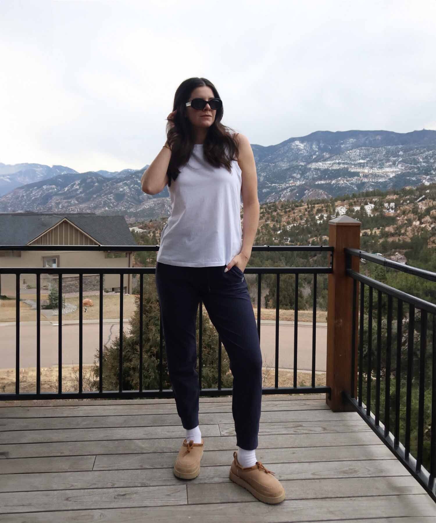 Leggings Jogger Cloud Jersey Mujer Deep Navy Heather