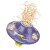 Burbujero Giratorio Automatico Con Luces Burbujas Recargable Variante Color Violeta