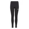 Calza Adidas Essentials Cotton 3 bandas Negro