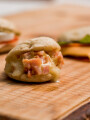 Mini pita de jamón y muzzarella (horno) Mini pita de jamón y muzzarella (horno)