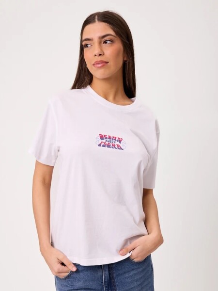 T-SHIRT RUSTY MARLENA BLANCO