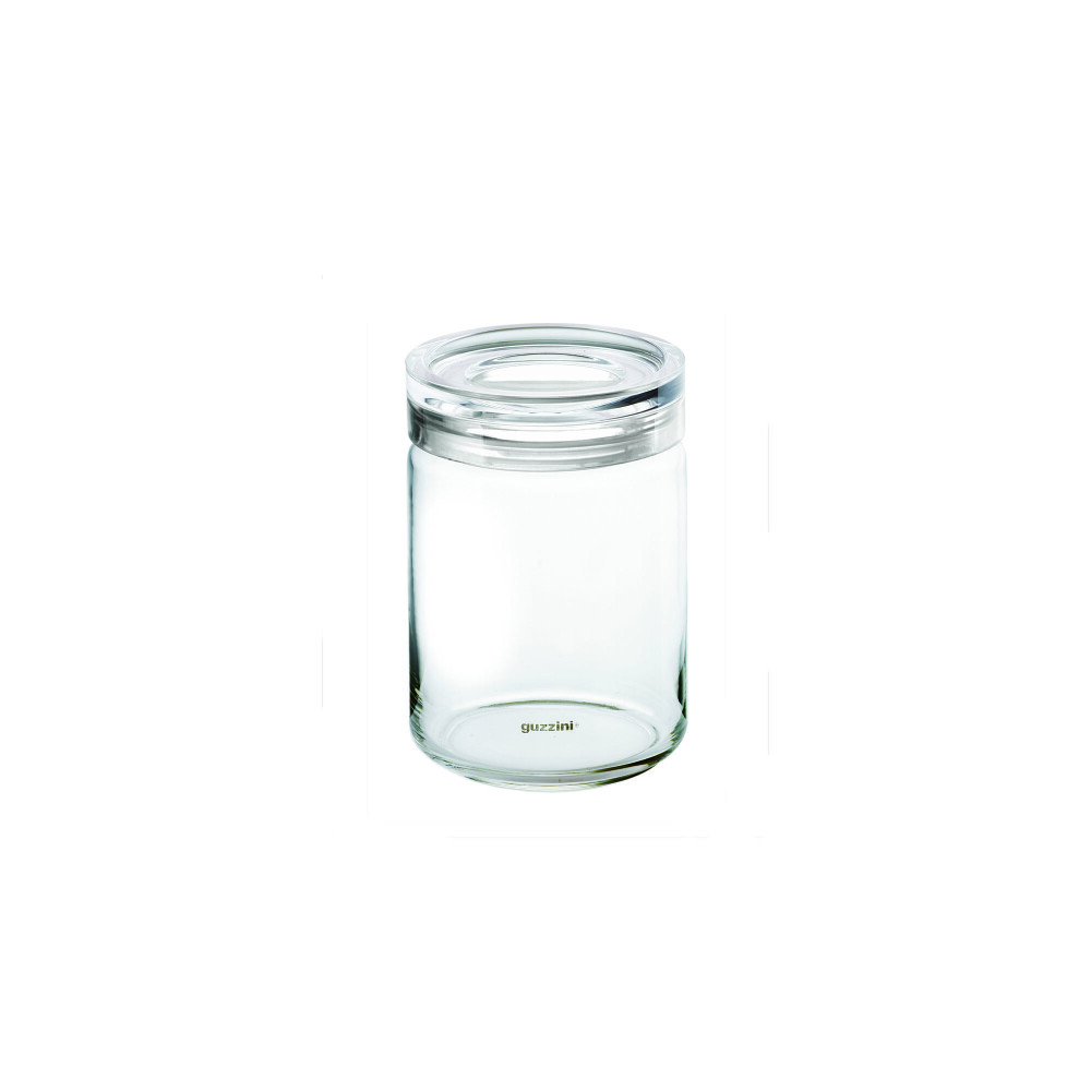 FRASCO CON TAPA 500ML VIDRIO TRANSPARENTE GUZZINI