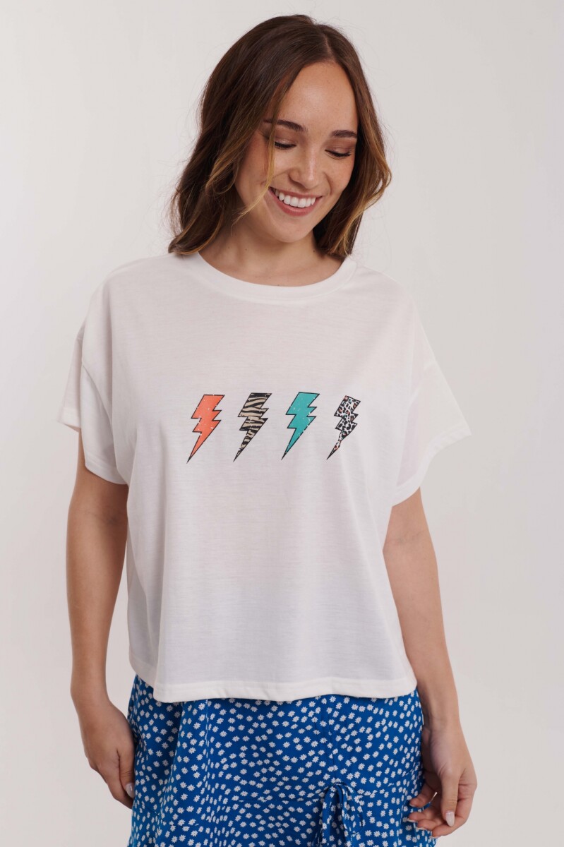 REMERA GUILLERMINA - BLANCA 