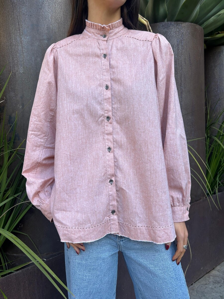 CAMISA DONNA - SALMON 
